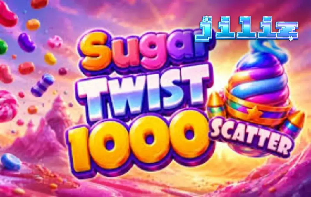 Makulay na candy-themed grid ng Sugar Twist 1000 slot